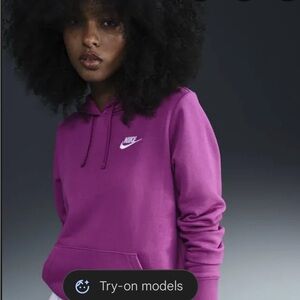 Nike Hot Fuchsia Pullover Hoodie